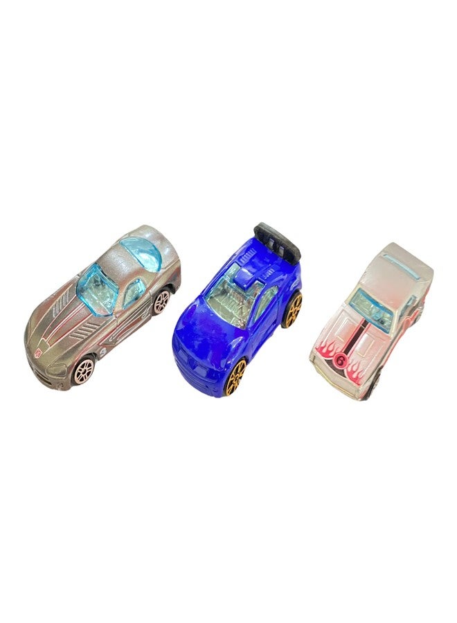 G.FIDEL Mini Cars for Kids-Assorted Die-Cast Metal Cars (Multi-Colors) Randon Design (3 pcs Set) - Image 1